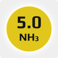 Аммиак (NH3) 5.0 (99,999%) в баллоне 50л (25 кг) соединение CGA 330 SS вентиль н/ж (Китай) (с баллоном)